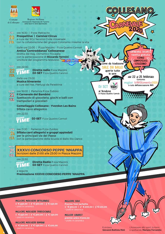 CARNEVALE DI COLLESANO 2020