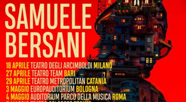 Samuele Bersani: il suo concerto fa tappa in Sicilia Samuele Bersani: il suo concerto fa tappa in Sicilia
