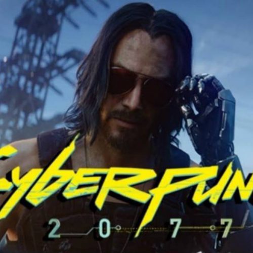 Cyberpunk 2077 la locandina che mostra la collaborazione con Keanu Reeves