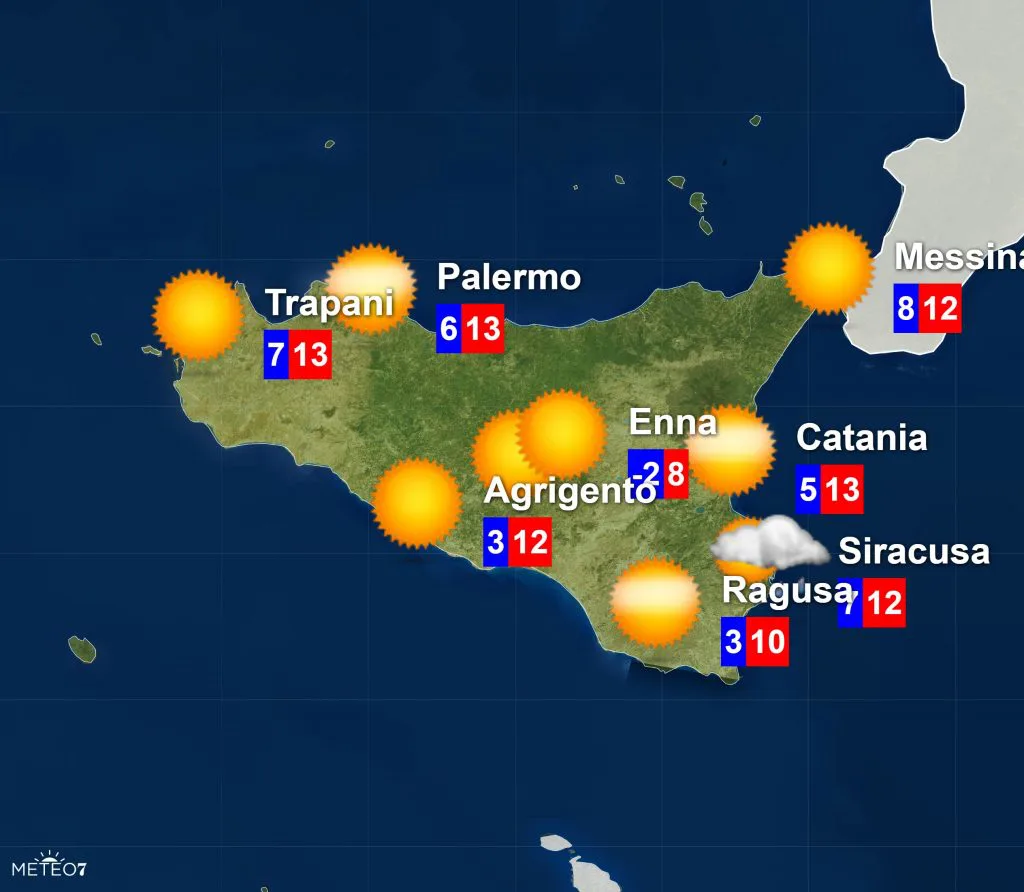 Capodanno previsioni sicilia