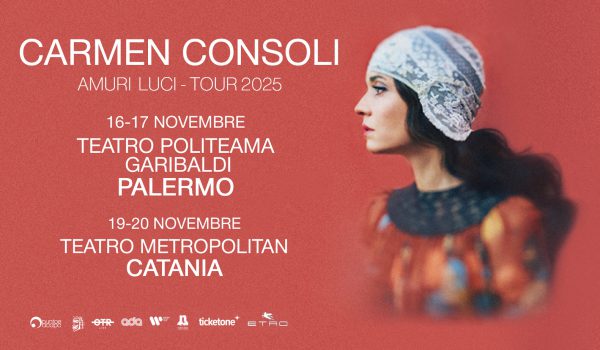 Carmen Consoli porta “Amuri Luci” al Politeama di Palermo