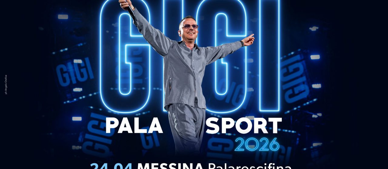 Gigi D’Alessio torna in Sicilia: dopo Palermo, grande attesa per il concerto al Palarescifina di Messina il 24 aprile 2026