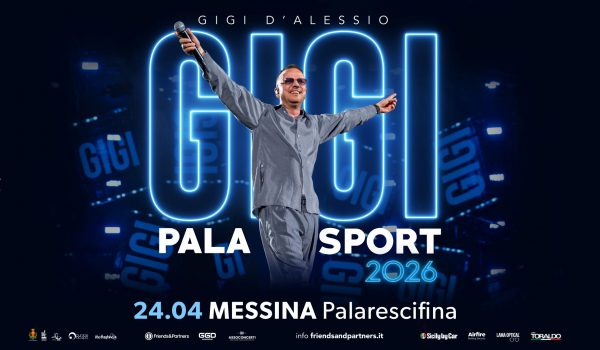 Gigi D’Alessio torna in Sicilia: dopo Palermo, grande attesa per il concerto al Palarescifina di Messina il 24 aprile 2026