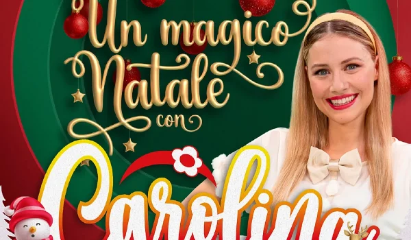 Carolina Benvenga porta la magia del Natale in Sicilia