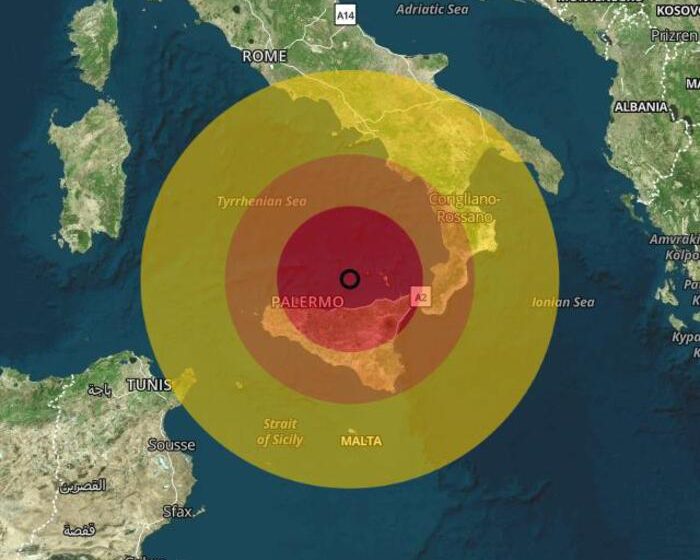 Terremoto Sicilia oggi: scossa 4.6 nel Tirreno, paura a Palermo e Messina