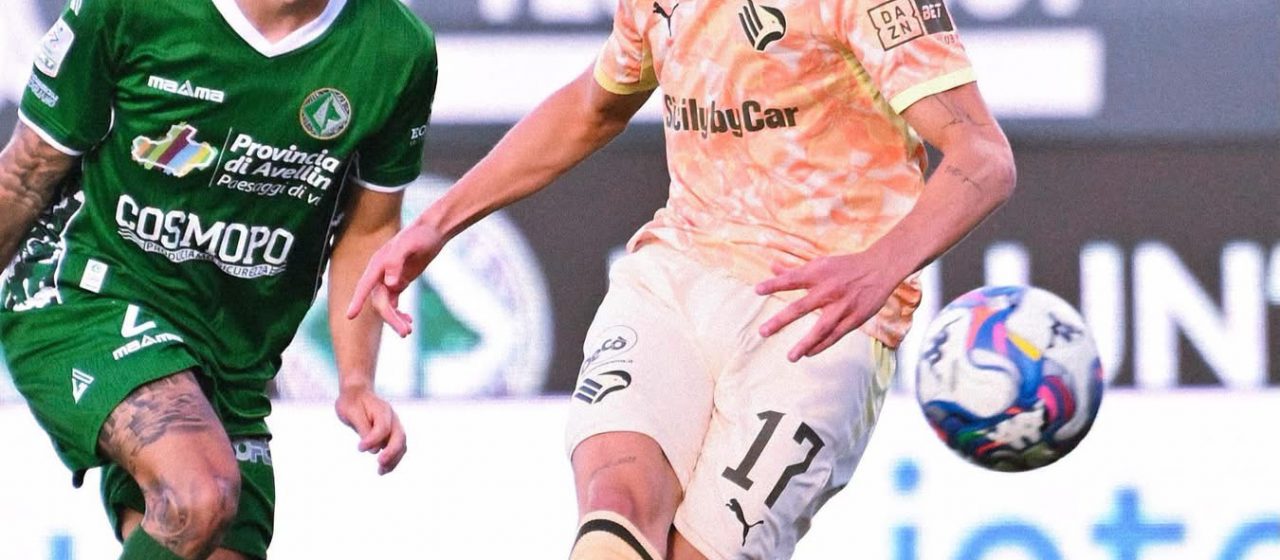 Avellino-Palermo 1-1: Cheddira illude i biancoverdi, Johnsen risponde tre minuti dopo
